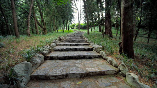 爬山登山古道山间小路