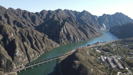 北京门头沟永定河上的落坡岭水库