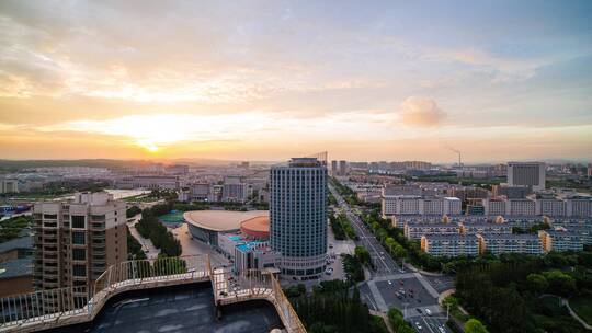 内蒙古赤峰市城市延时