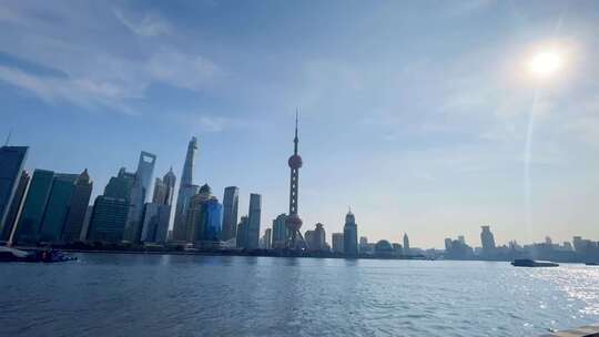 上海陆家嘴 外滩延时  东方明珠 上海城市