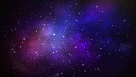 银河系中的星星视频素材模板下载