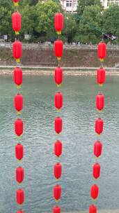 红灯笼装饰—喜庆红色灯笼—传统节日