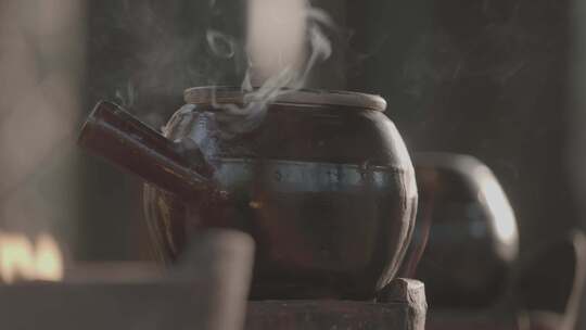 熬药 煲药 熬煮 陶罐 凉茶 传统文化