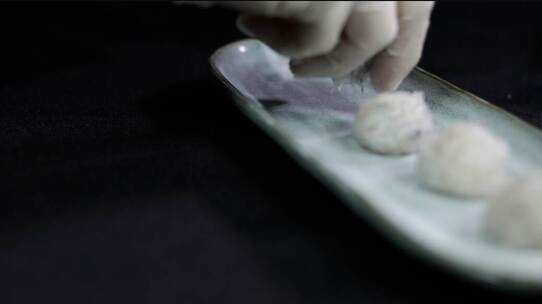 大虾活虾 火锅虾滑制作 纯虾肉丸子视频素材模板下载
