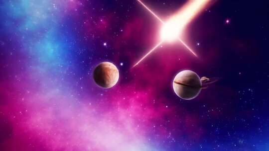 宇宙星空星球合成背景素材