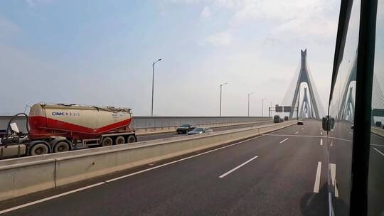 珠海洪鹤大桥运动相机空镜