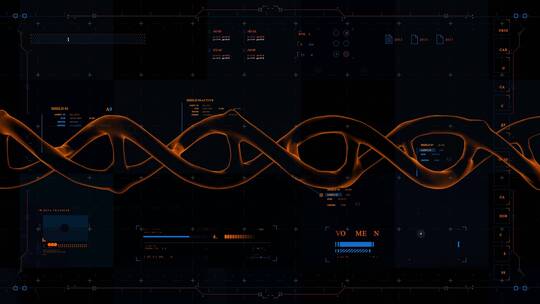DNA科技科幻未来屏幕背景系统触摸屏