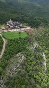 丽江福国寺航拍