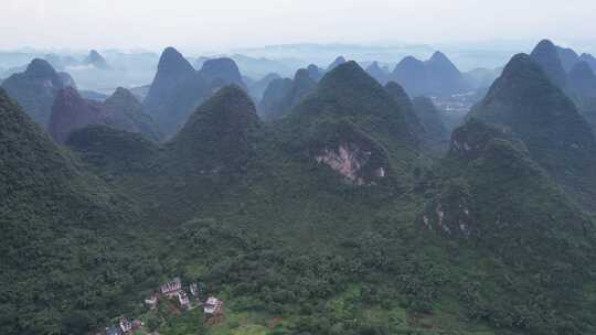 广西桂林遇龙河风景区风光