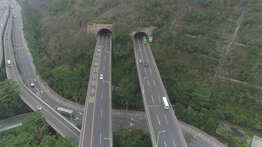 道路运输交通立交桥车流繁忙运输