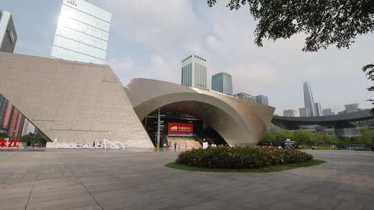 深圳市当代艺术与城市规划馆高清在线视频素材下载