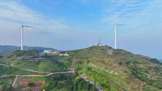 航拍宜昌百里荒高山草原