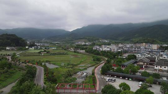 福建古田会议旧址5A景区航拍