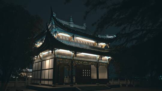 8K重庆鸿恩寺夜景实拍