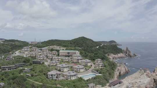 「有版权」航拍台州大陈岛大海风光4K-3