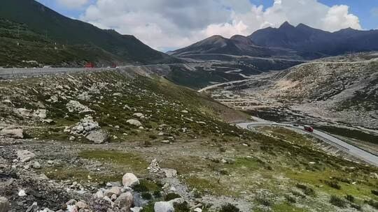 四川川西高原折多山美景