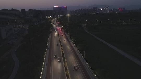 衢江大桥夜景