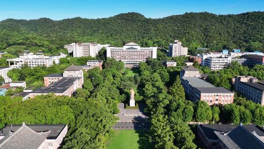 浙江大学玉泉校区航拍风光