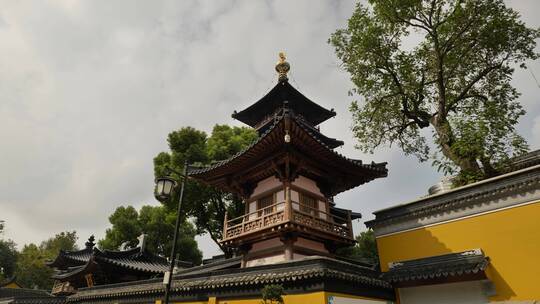 苏州寒山寺古建筑人文景观