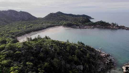 海滩，森林，度假村，热带