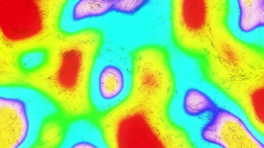 颜色混合、气候气流或热成像仪背景3d渲染