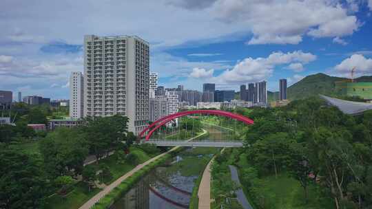 北京大学深圳研究生院航拍视频