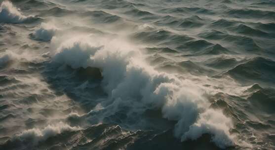 大海海浪阳光海洋浪花海水大气震撼开场片头