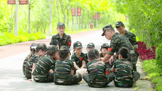 夏利营青少年小朋友国防安全教育壹动训练营