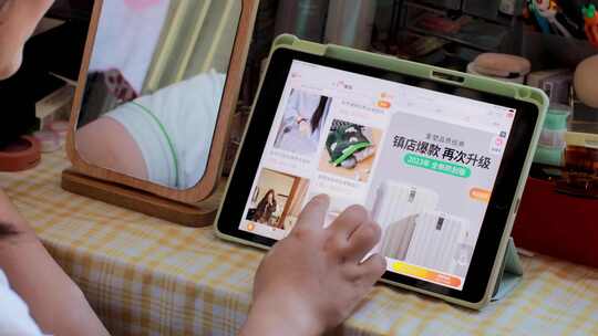 双十一手机平板ipad互联网购物浏览淘宝京东视频素材模板下载