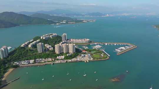 香港离岛区 愉景湾游城市空镜