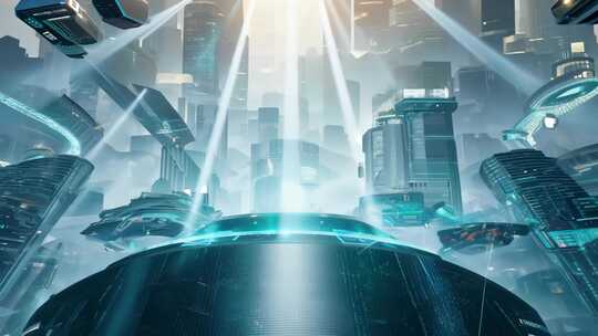 质感光影 粒子飞扬 科技未来之境