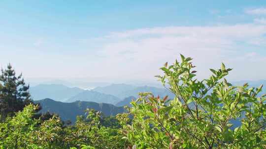 杭州临安大明山牵牛岗群山风景