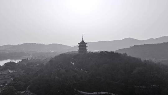 雷锋塔航拍