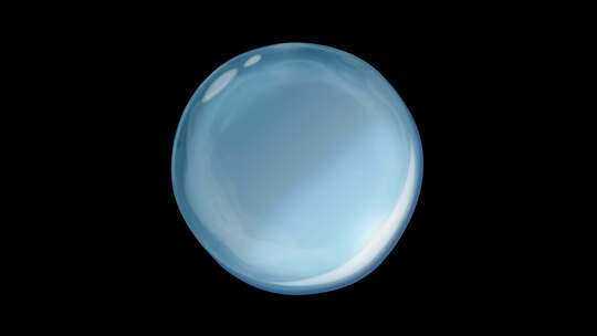 气泡水泡水球体水滴【透明背景】