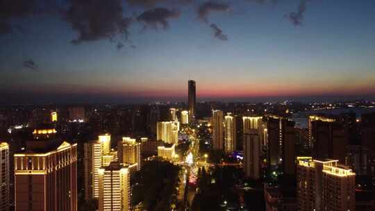 海南海口夜景风光