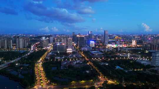 佛山顺德市区 欢乐海岸夜景