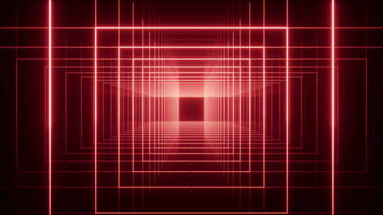 抽象霓虹隧道动画