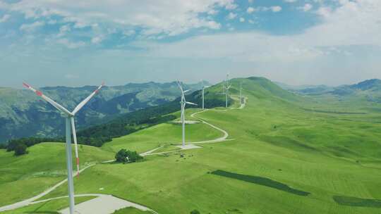新能源 电力 风车 风力发电 电能