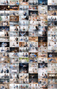 职场精英办公会议商务合作洽谈加班工作女性高清在线视频素材下载