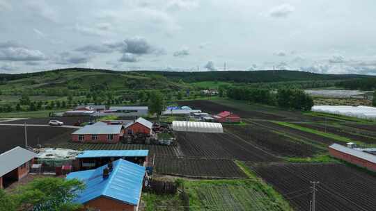 林区山里人家农场山村乡村农户