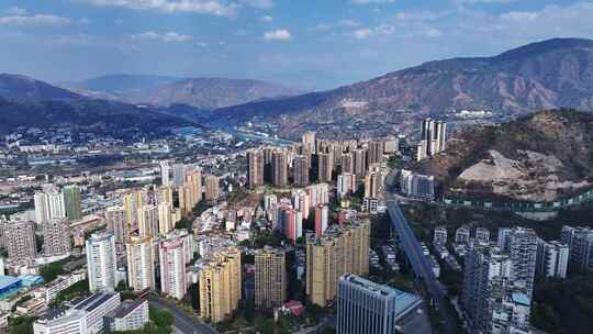攀枝花城市航拍4K