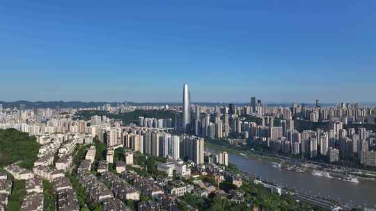 重庆陆海国际中心大景航拍