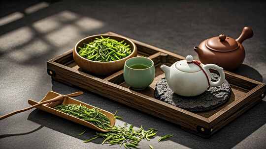 茶艺茶道功夫茶传统文化养生禅意场景