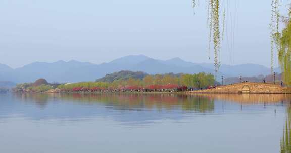 杭州西湖春天风光