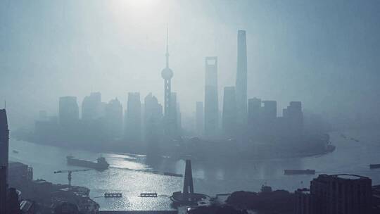 上海清晨风光