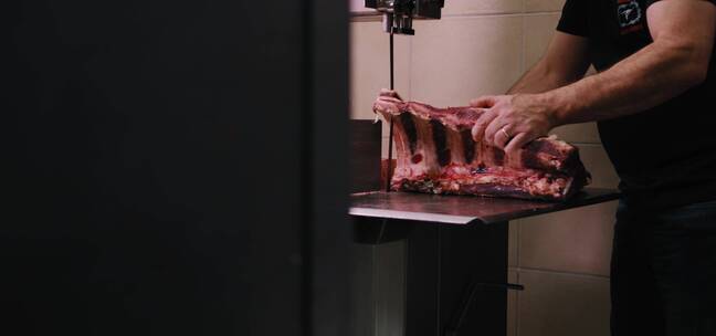 切割肉工作
