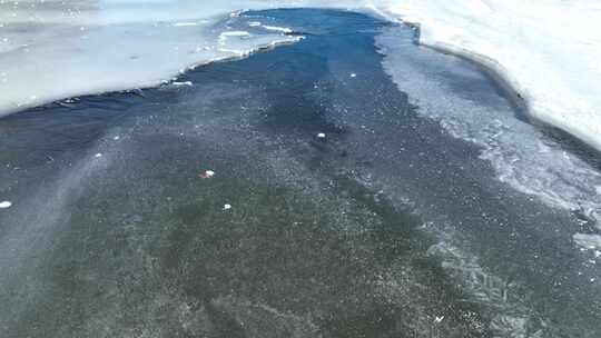 春暖河开冰河流水