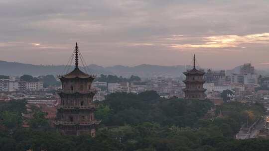 福建泉州开元寺古城城市宣传片航拍