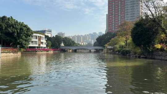 城市远去的内河风景