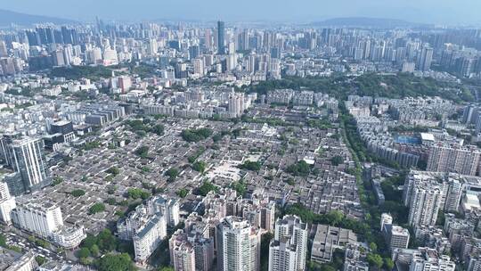 福州三坊七巷大景航拍鼓楼区三坊七巷全景